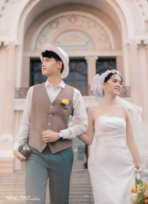 Hằng Italy Chụp Ảnh Cưới Ngoại Cảnh Lãng Mạn Tại Nhà Hát Thành Phố